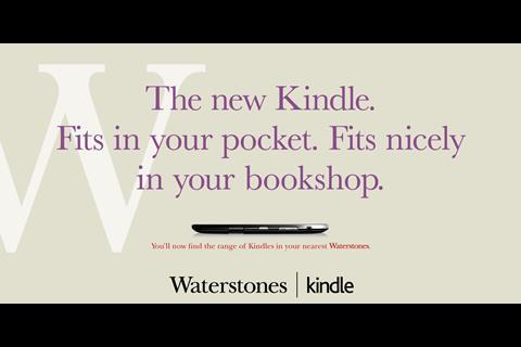 The new Kindle ad campaign from Waterstones